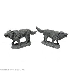 Reaper Bones USA: Dire Wolves (2) (07039)